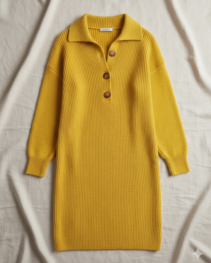 Robe Ayda Mi-Longue En Laine